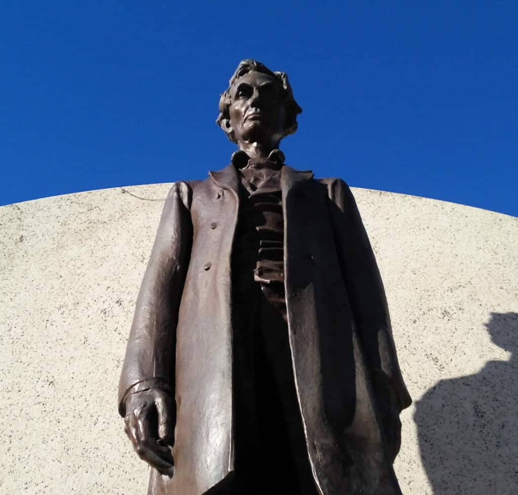 foto de la estatua de lincoln